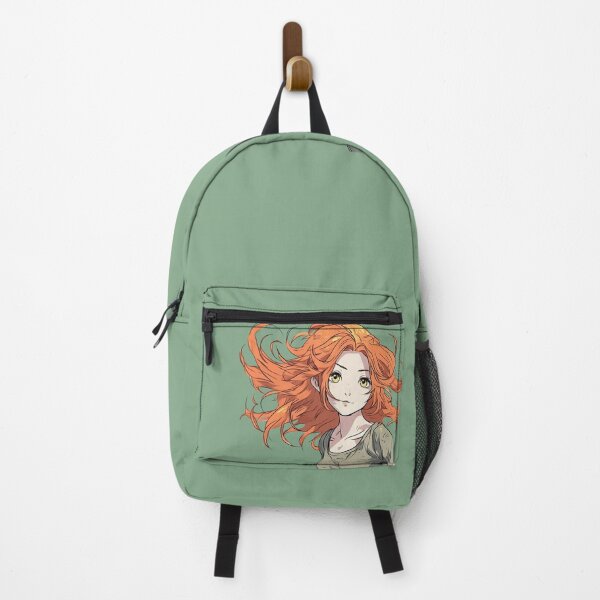 Item preview, Long-Haired Redhead in Khaki T-Shirt designed and sold by RandomForestBot.
