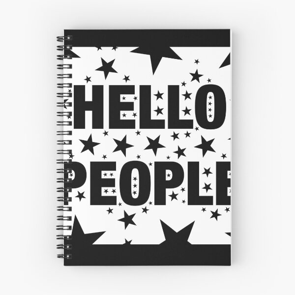 Item preview, Hello People - starry b&w edition designed and sold by Escarpatte.