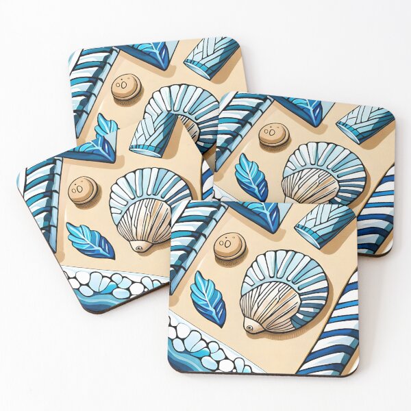 Item preview, Watercolor Seashells designed and sold by Gustavo Navarro.