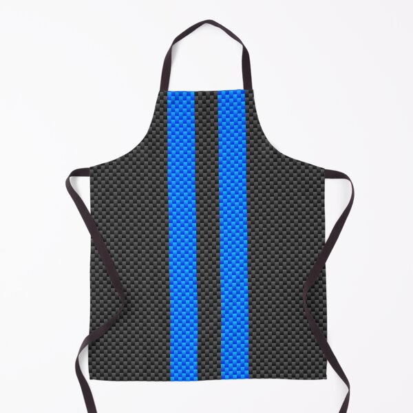 Artikelvorschau, Schwarze Kohlefaser-Blaue Rennstreifen entworfen und verkauft von Garaga.