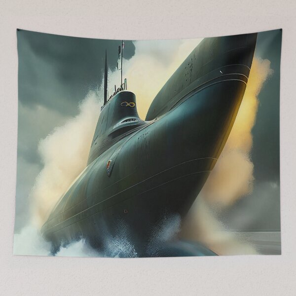 Item preview, Surfacing Submarine designed and sold by DigitizedArt.