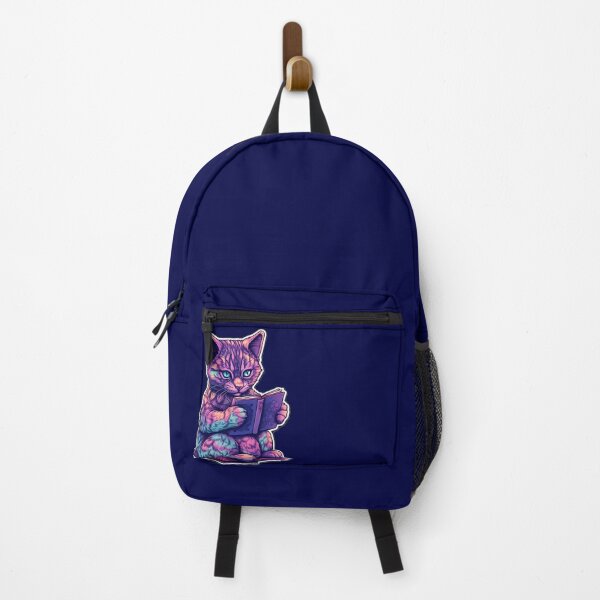 Item preview, Purple Celestial Kitten Reading a Book designed and sold by RandomForestBot.