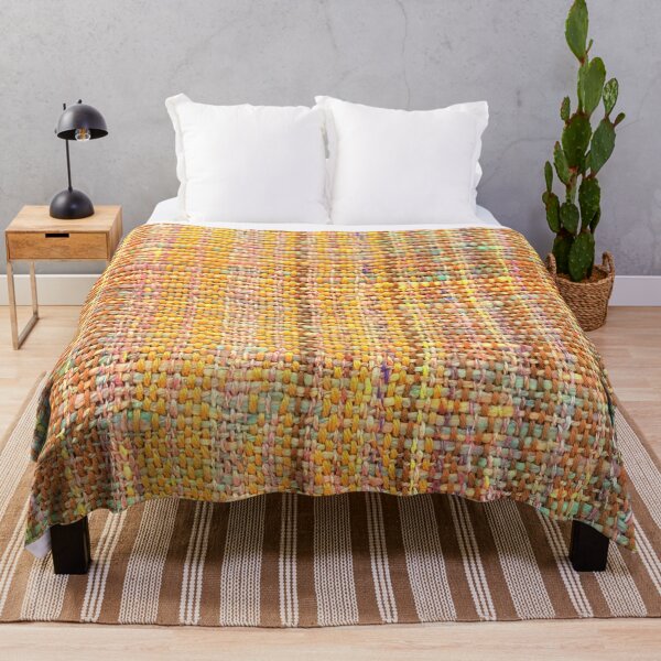 Item preview, Handwoven fabric- tabby cat designed and sold by woolydevdev.