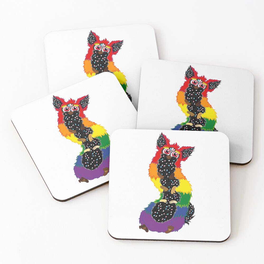 Aperçu de l'œuvre Dessous de verre (lot de 4) créée et vendue par LostHerMarbles.