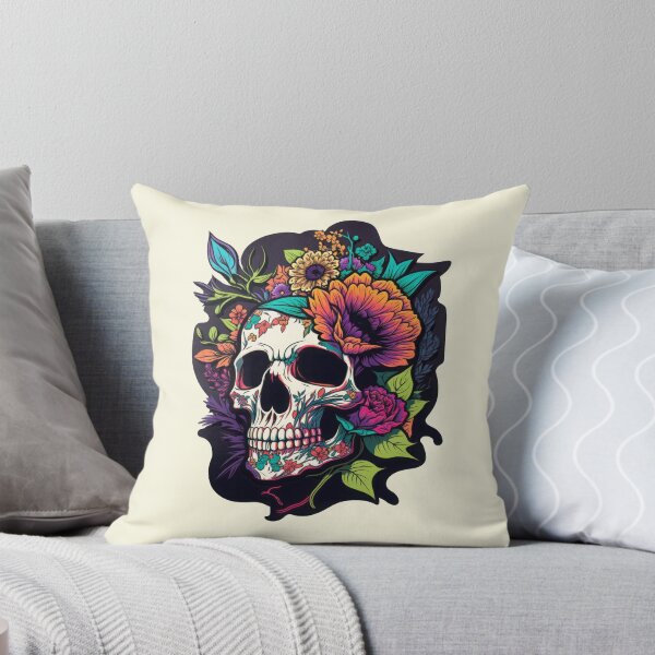 Item preview, Calavera de flores designed and sold by MasartDesigns.