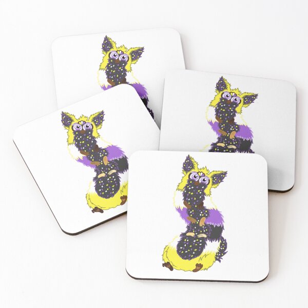 Item preview, Progress Pride Long Furby - Nonbinary Colors designed and sold by LostHerMarbles.