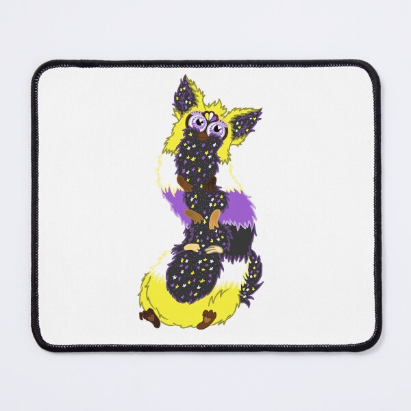 Item preview, Progress Pride Long Furby - Nonbinary Colors designed and sold by LostHerMarbles.