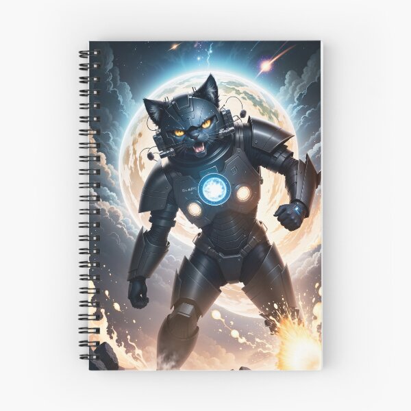 Item preview, Space Cat: A Cosmic Feline - combat ready designed and sold by Digital-Hijinx.