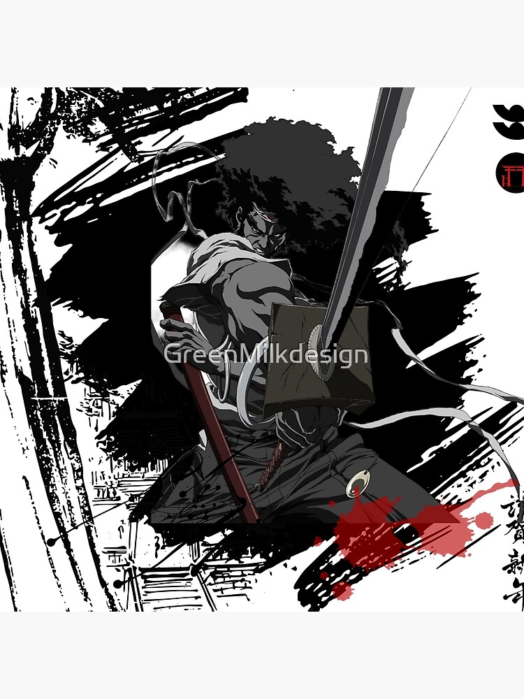 RESURRECTION AFRO SAMURAI Art Board Print for Sale by gadgetworld