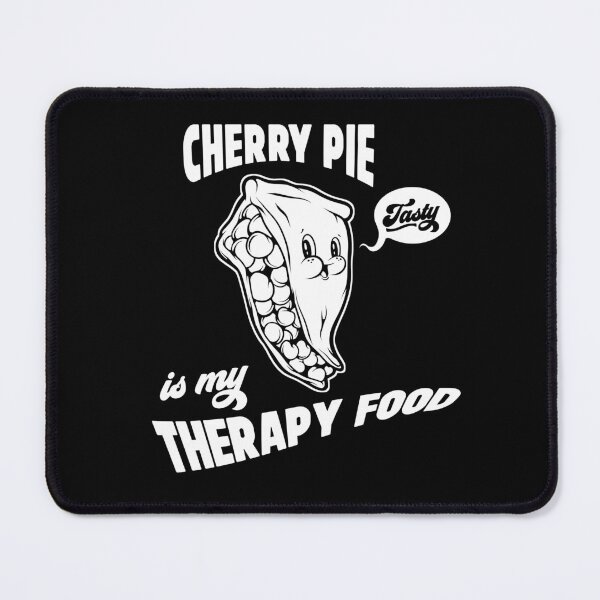 Item preview, Cherry Pie Is My Therapy Food Adult Humor Pie Lover Food Junkie Retro Graphic Design designed and sold by swiftyspade.