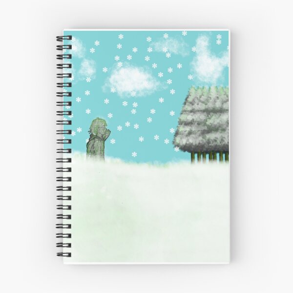 Item preview, Estatua solitaria en la nieve designed and sold by Ahrva.