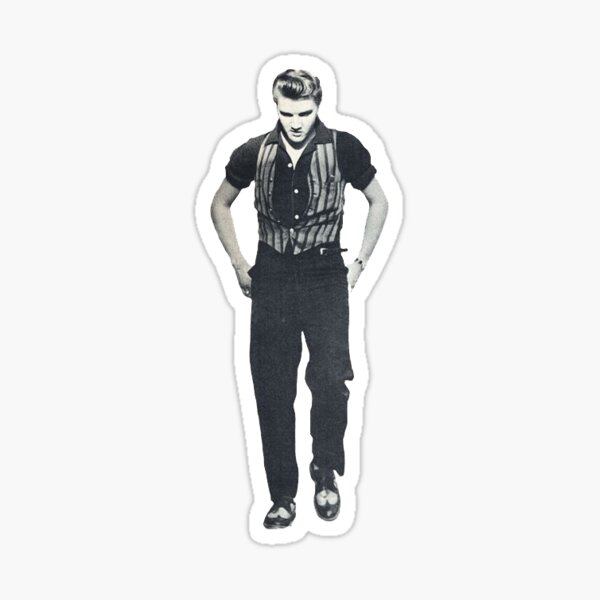 Elvis Sticker Sticker