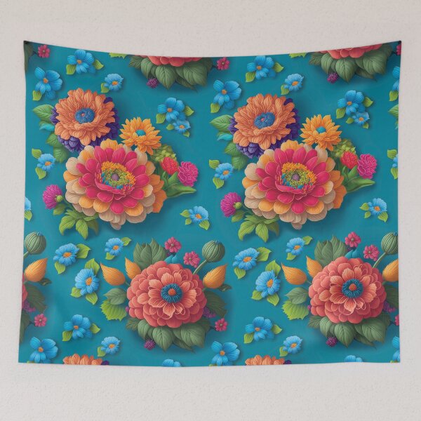 Item preview, flovers pattern designed and sold by Digi Artworks Store.