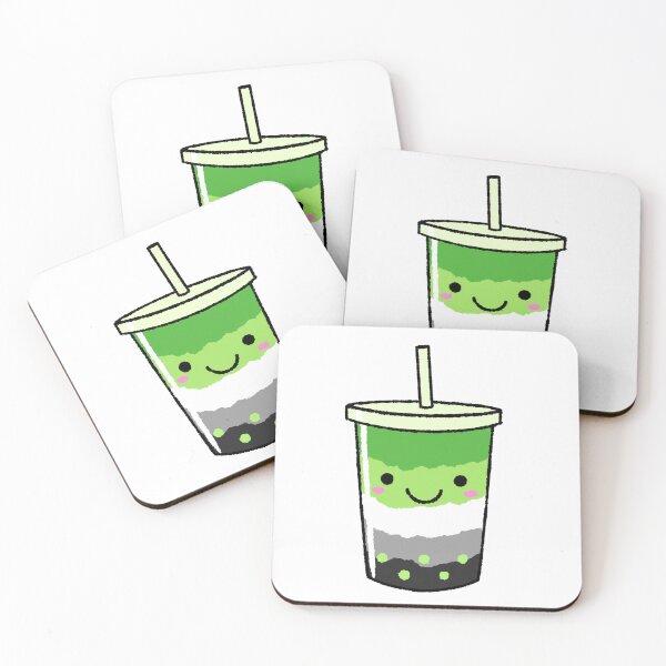 Item preview, Aromantic Pride Bubble Tea designed and sold by rainbow-milk.