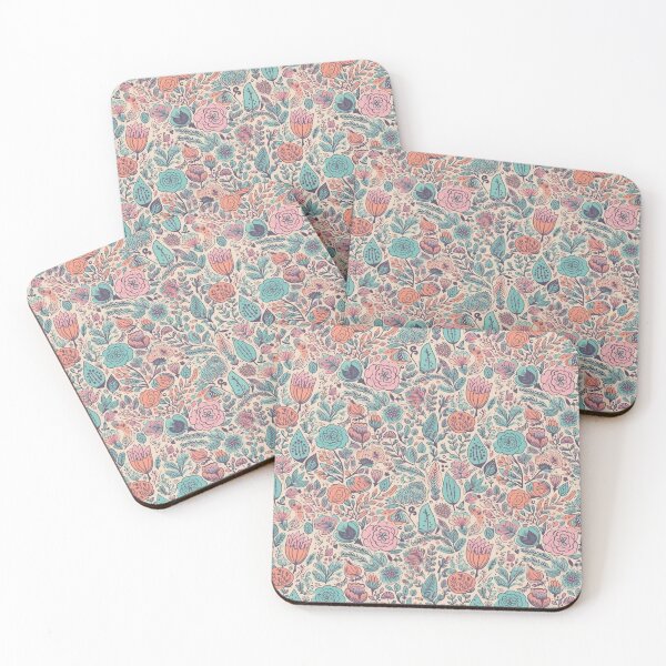 Item preview, Whimsical Leaf and Flower Pattern designed and sold by StudioTokyo.