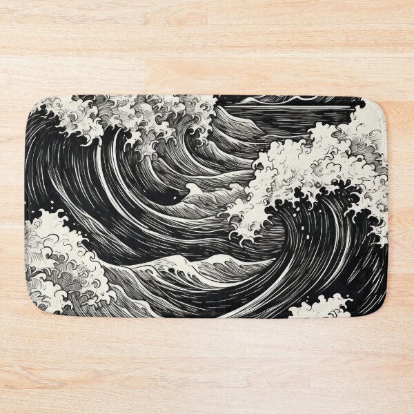 Item preview, Inky Waves designed and sold by Brush-Blueprint.
