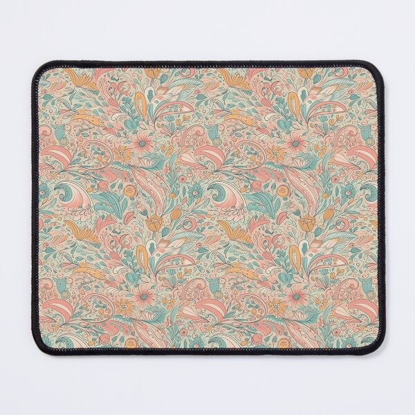 Item preview, Whimsical Pink Yellow and Green Fantasy Flower Pattern designed and sold by StudioTokyo.