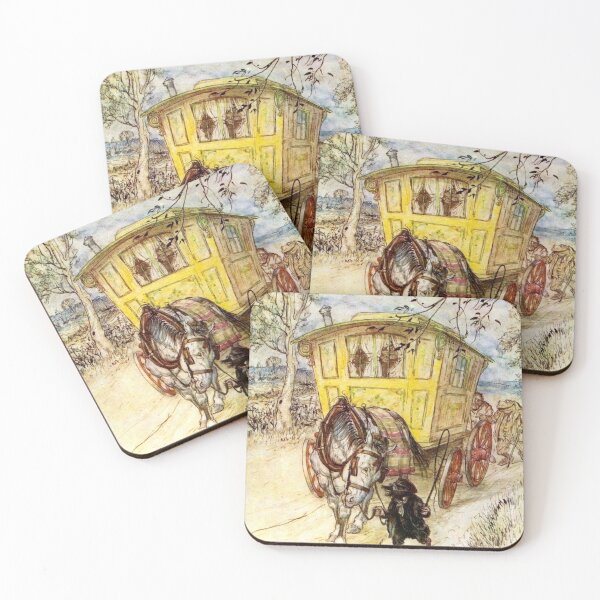 Item preview, Gypsy Wagon - Wind in the Willows,Arthur Rackham designed and sold by forgottenbeauty.