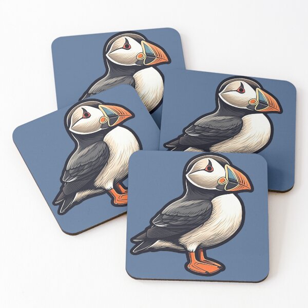 Item preview, Radiant Rainbow Puffin designed and sold by RandomForestBot.