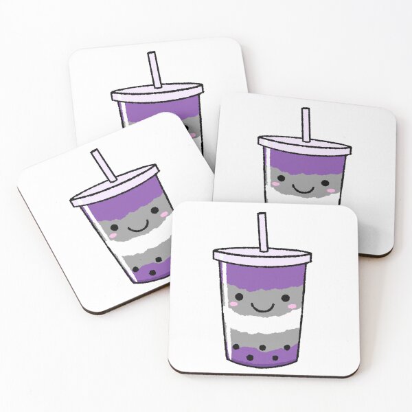 Item preview, Graysexual Pride Bubble Tea designed and sold by rainbow-milk.