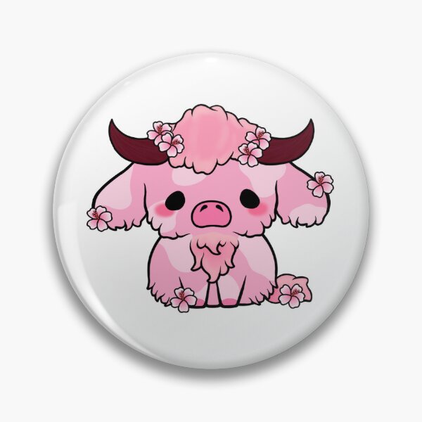 Item preview, Cherry Blossom Cow designed and sold by BexBowStudio.