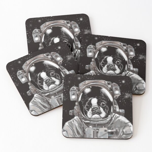 Item preview, Astronaut Bulldog Selfie 01 designed and sold by bignosework.