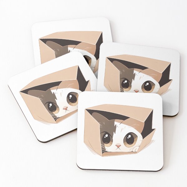 Item preview, Kawaii Cat Box  | Japanesee Anime Style designed and sold by mtperspective.