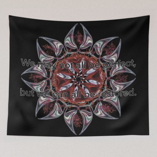 Item preview, We may not all be perfect, but we can all be restored. designed and sold by DelightfulLight.