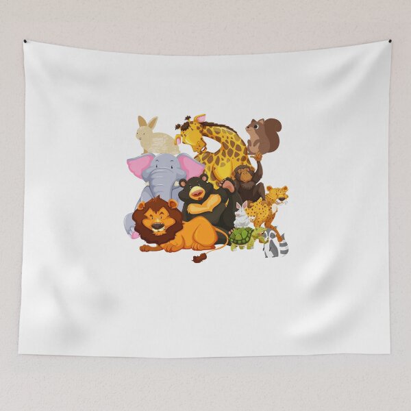 Item preview, Jungle animal club designed and sold by Meatredbubble.