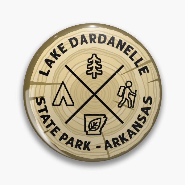 Item preview, Lake Dardanelle State Park Arkansas Log Slice designed and sold by VanyaKar.