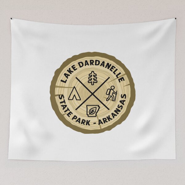 Item preview, Lake Dardanelle State Park Arkansas Log Slice designed and sold by VanyaKar.