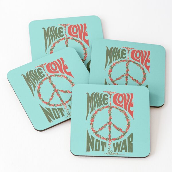 Item preview, Make Love Not War Peace Sign designed and sold by DukeGroovy.