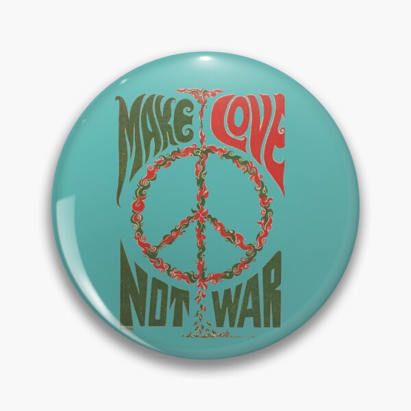 Item preview, Make Love Not War Peace Sign designed and sold by DukeGroovy.