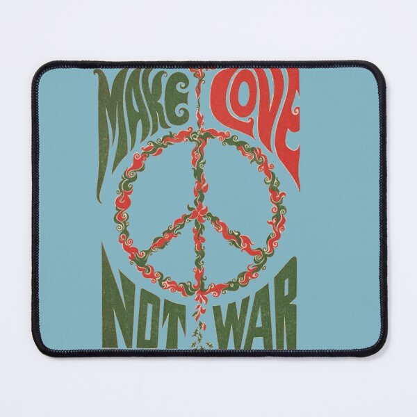 Item preview, Make Love Not War Peace Sign designed and sold by DukeGroovy.