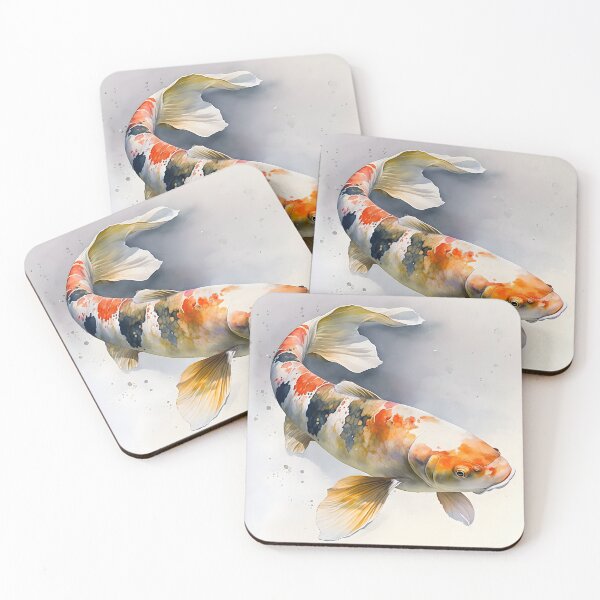Item preview, Watercolor Koi: Graceful and Fluid Beauty designed and sold by SDVibeDesigns.