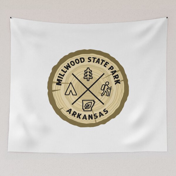 Item preview, Millwood State Park Arkansas Log Slice designed and sold by VanyaKar.
