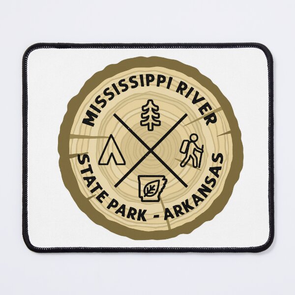Item preview, Mississippi River State Park Arkansas Log Slice designed and sold by VanyaKar.