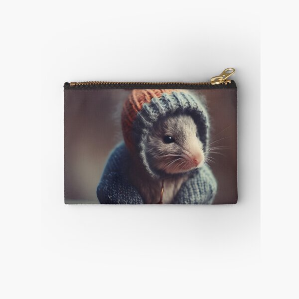 Item preview, Cute Mouse In Winter Woolies designed and sold by StickeryPickery.