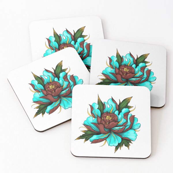 Item preview, Peony Tattoo designed and sold by MissDaisyStudio.