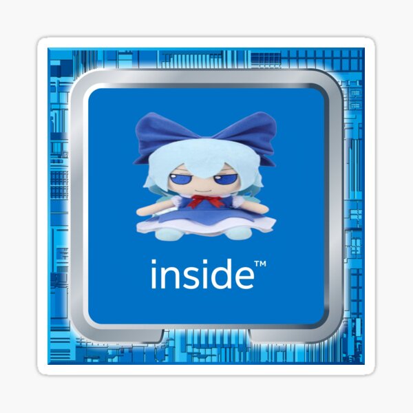 Artikel-Vorschau von Cirno Fumo Inside™ Aufkleber, designt und verkauft von Unfaithful01.