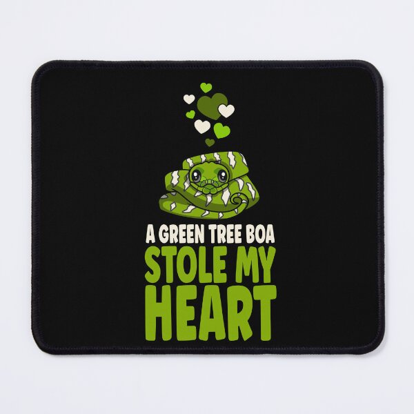 Item preview, An Emerald Green Tree Boa Stole My Heart designed and sold by eternallygifted.