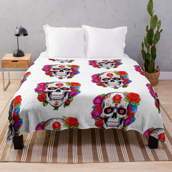 Item preview, Día De Los Muertos "Sugar Skull" designed and sold by Rickie Pauley.