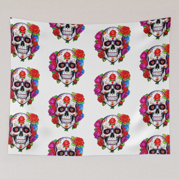 Item preview, Día De Los Muertos "Sugar Skull" designed and sold by Rickie Pauley.