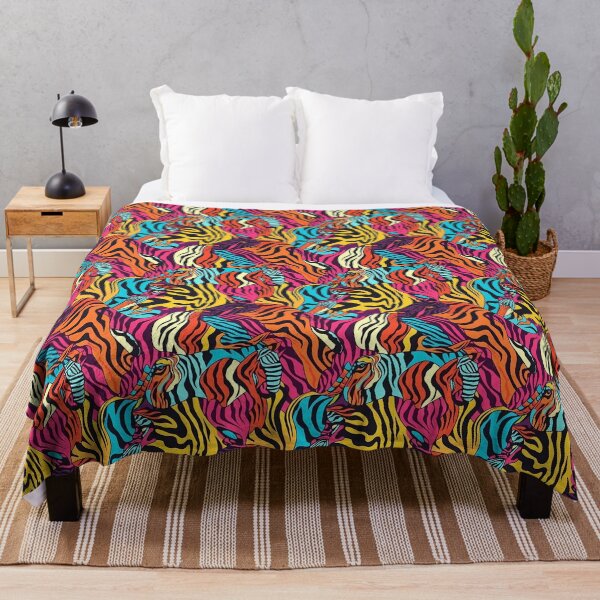 Item preview, Psychedelic Safari Animal Zebra Pattern designed and sold by NextEchelon.