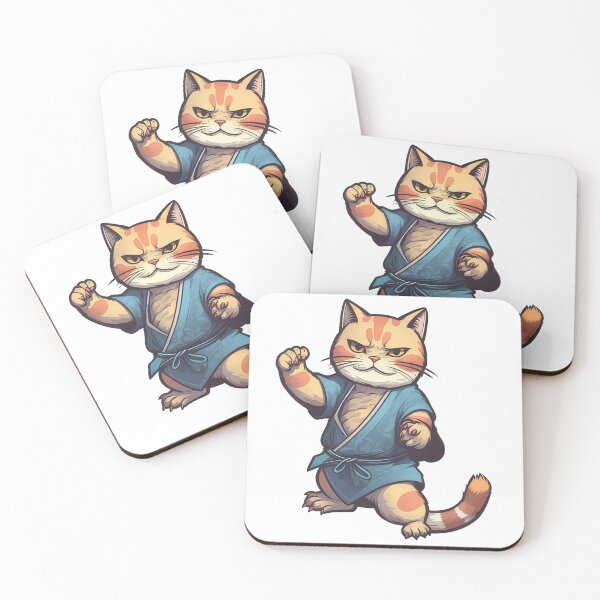 Item preview, Flying Fists of Tabby Master designed and sold by Okinawa by Design.