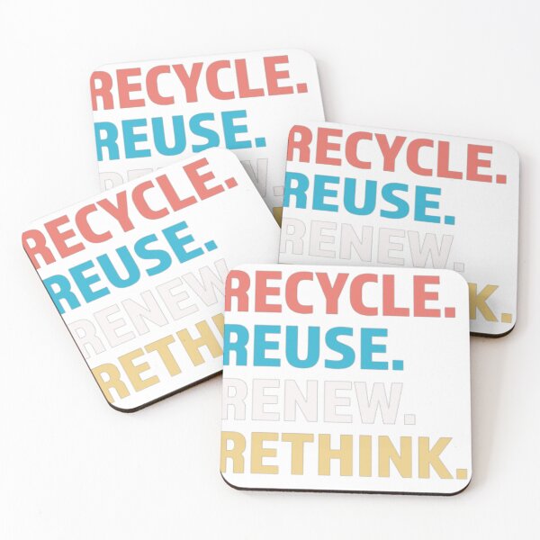 Item preview, Recycle Reuse Renew Rethink designed and sold by DÆNMADE.