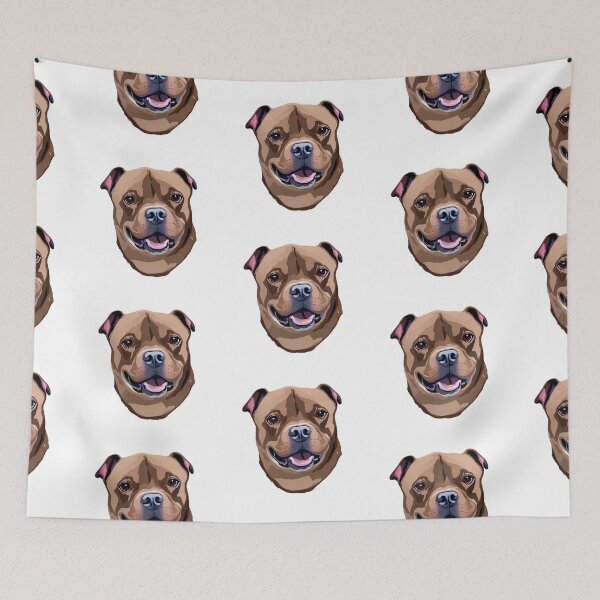 Item preview, Cute Panting Dog Brown Puppy Cartoon sticker designed and sold by Bloomin'  Arty Families.