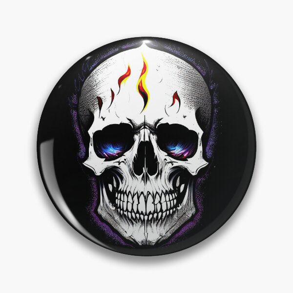Item preview, skull with purple eyes. designed and sold by adiel14.