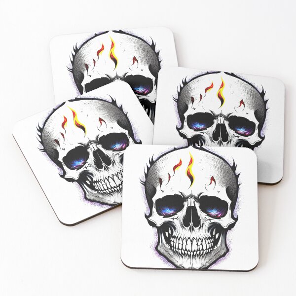 Item preview, skull with purple eyes. designed and sold by adiel14.