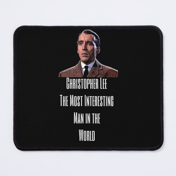 Item preview, Christopher Lee, Man of the World designed and sold by LisaMPierce1990.
